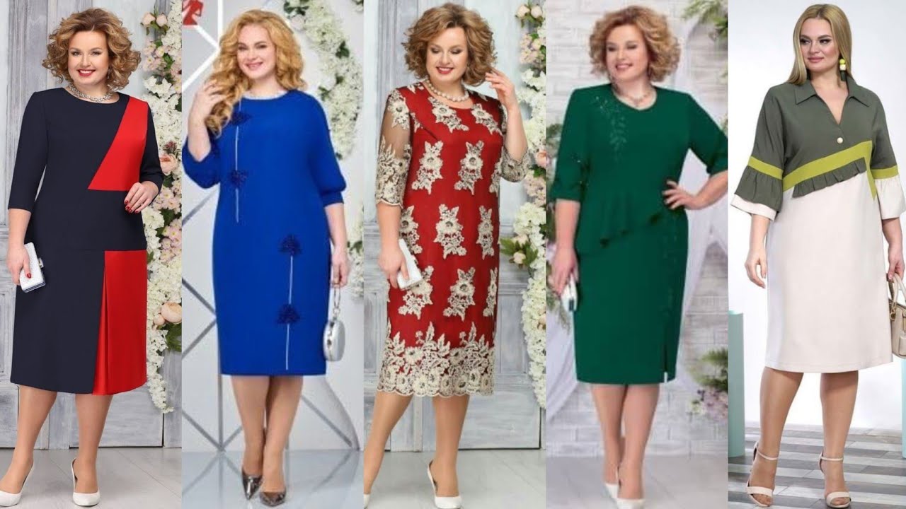 Самые красивые и стильные платья больших размеров для матери невесты/жениха: тренд 2026 года.
