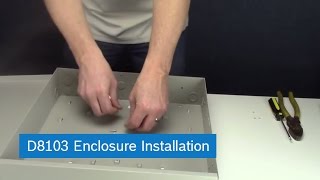Bosch D8103 Enclosure with ICP-EZTS Tamper Switch and D101 Lock and Key Set
