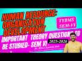 Human Resource: Organization Development| 25-26 | IMPORTANT THEORY QUESTION TO STUDY| Dr. Mihir Shah