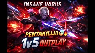 VARUS WENT CRAZY!! PENTAKILL MOMENT 🔥