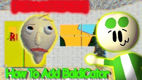 [REMASTERED] How To Add BaldiCator To Your Decompile! 😱👀/ #video #decompile #baldisbasics