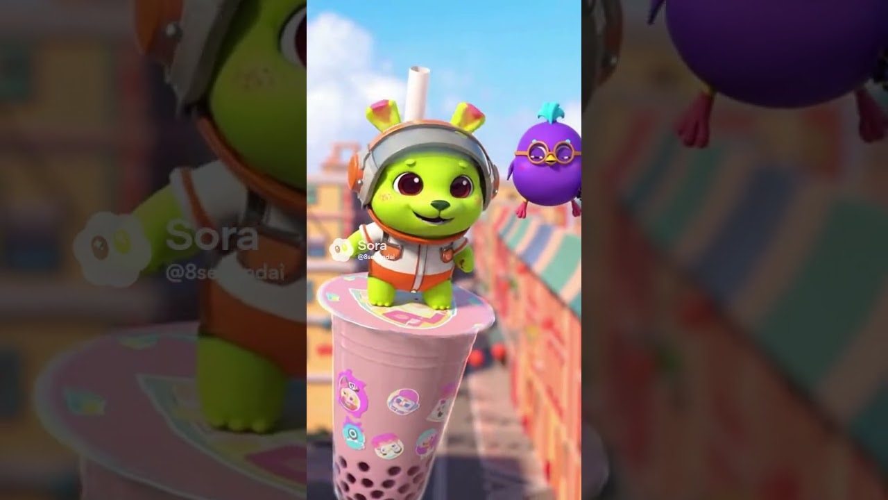 Overly Cute Boba Tea Video