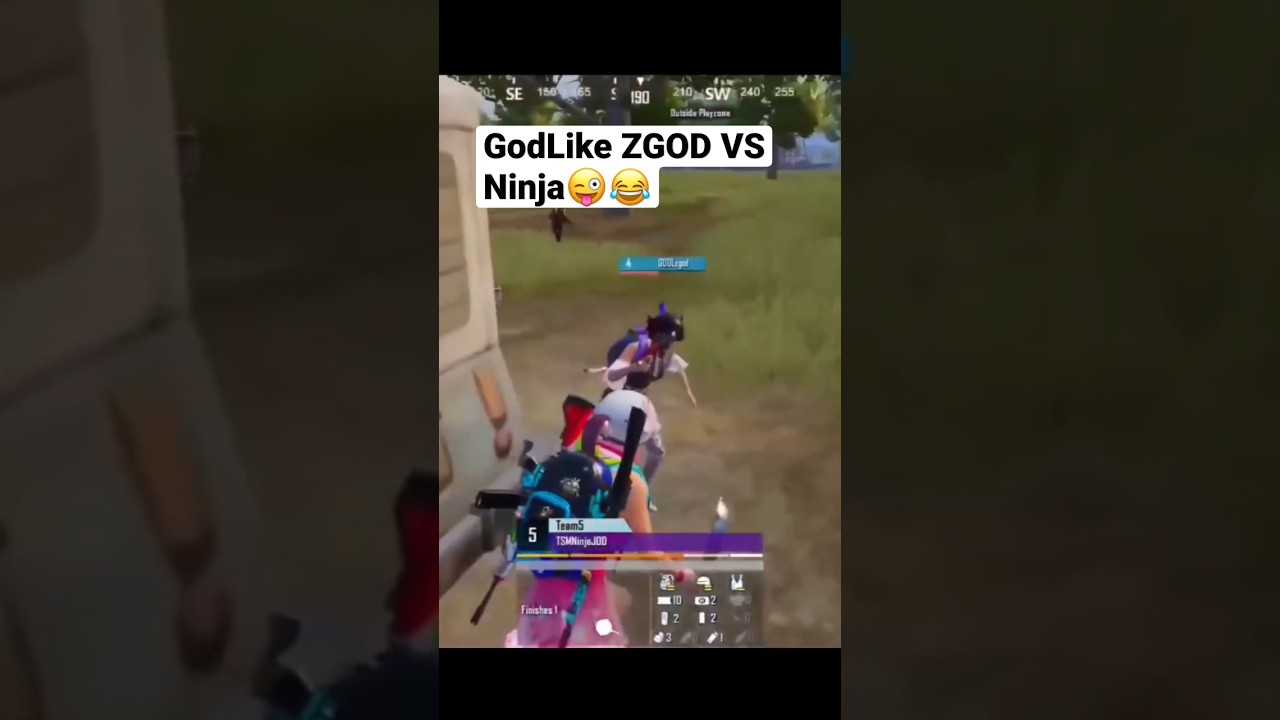 GODLIKE ZGOD VS NINJA😂😜 NINJA TRYING PAN TO ZGOD| SHUBHAM GAMING 