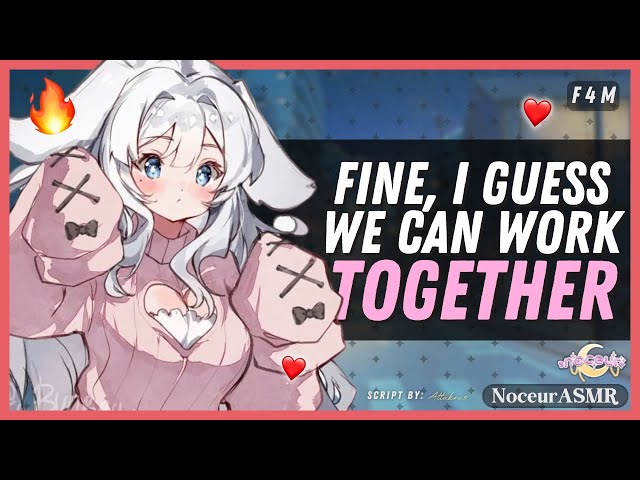 🌙 Paired With The Thirsty Bunnygirl 💦【F4M】(Friends to Lovers)