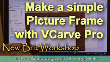Simple Picture Frame with VCarve Pro