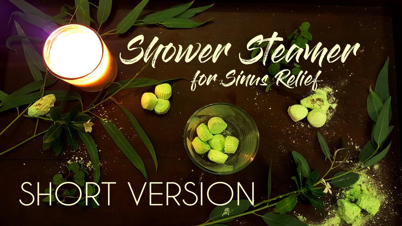 DIY SHOWER STEAMER FOR SINUS RELIEF |SHORT VERSION - YouTube