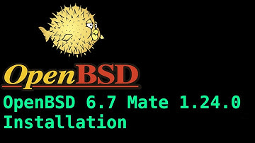 OpenBSD 6.7 How to Install mate 1.24