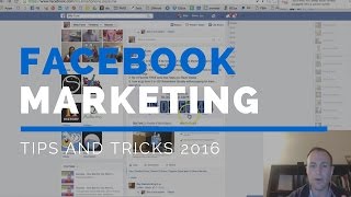 Facebook Marketing Tips 2016 | 1 Secret but Powerful Facebook Marketing Tip
