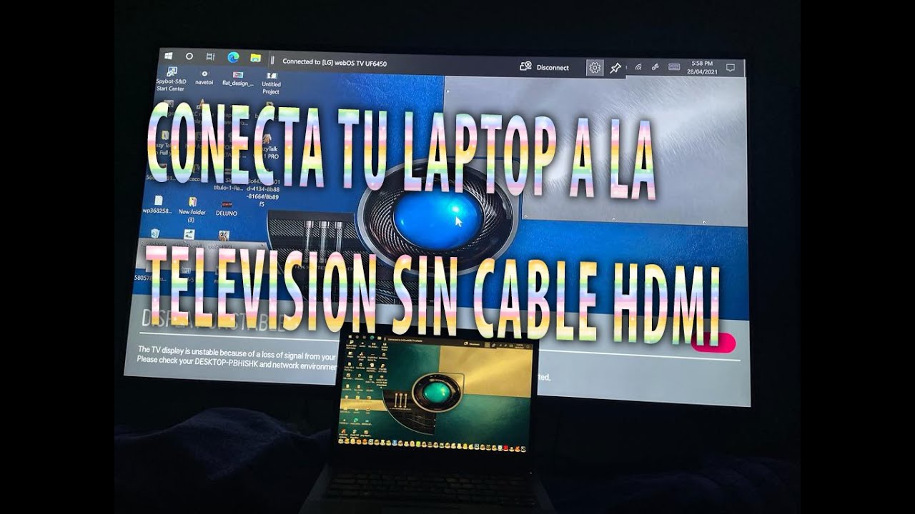 Conecta tu computadora a la TV sin cable HDMI