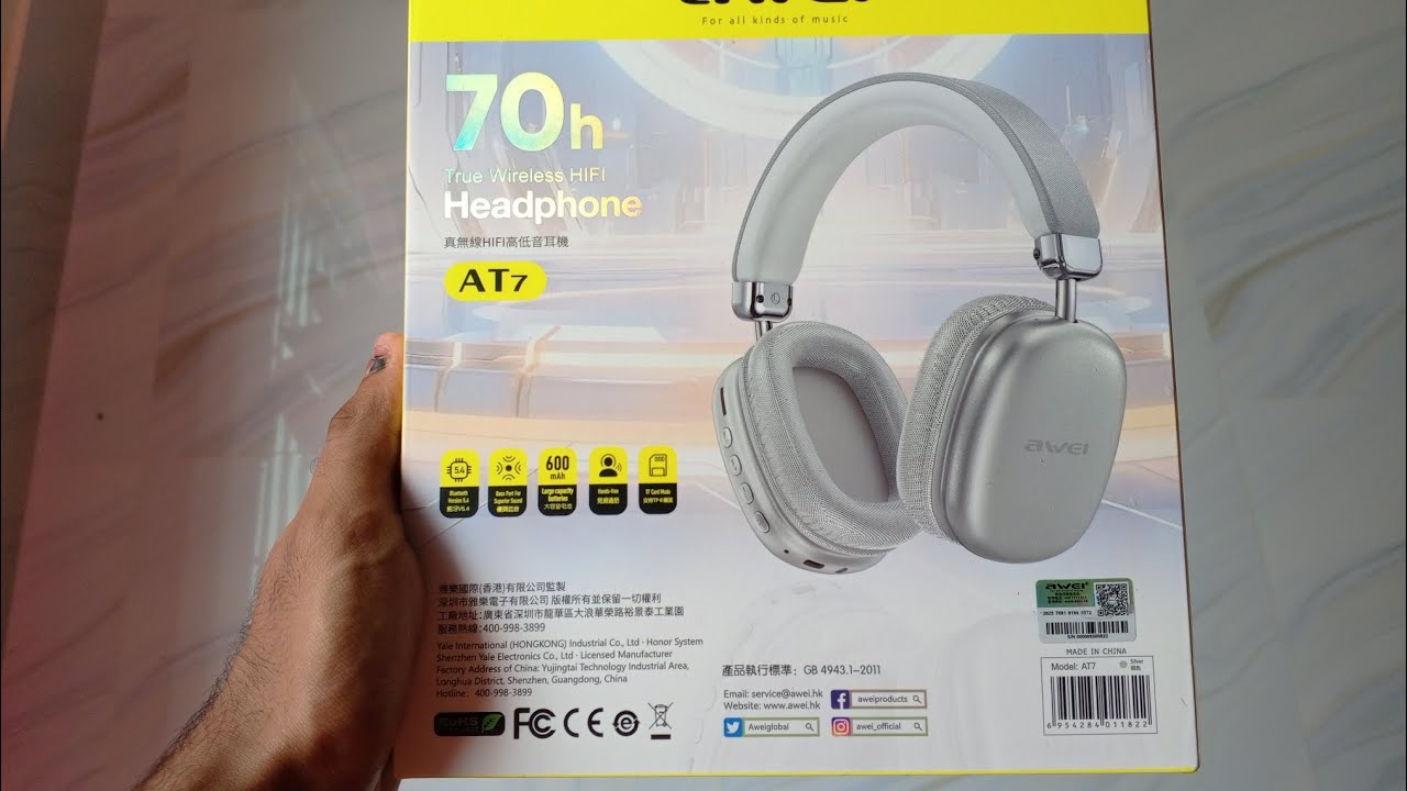 Awei AT7 Headphone review - YouTube