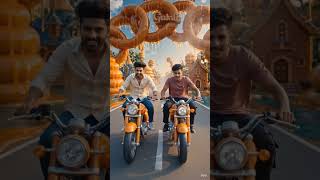 दानो भाई ने लगाई मोटरसाइकिल 🏍️रेस😱😱#BikeRace, #SiblingRivals, #MotorcycleChallenge, #RaceToVictory
