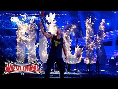 The Rock returned to WWE: WrestleMania 32 on WWE Network