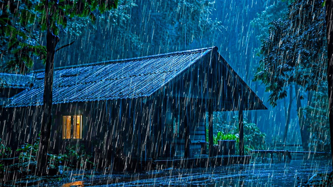 Suara Hujan & Petir untuk Tidur Nyenyak –  White Noise Penyembuh untuk Tidur & Relaksasi