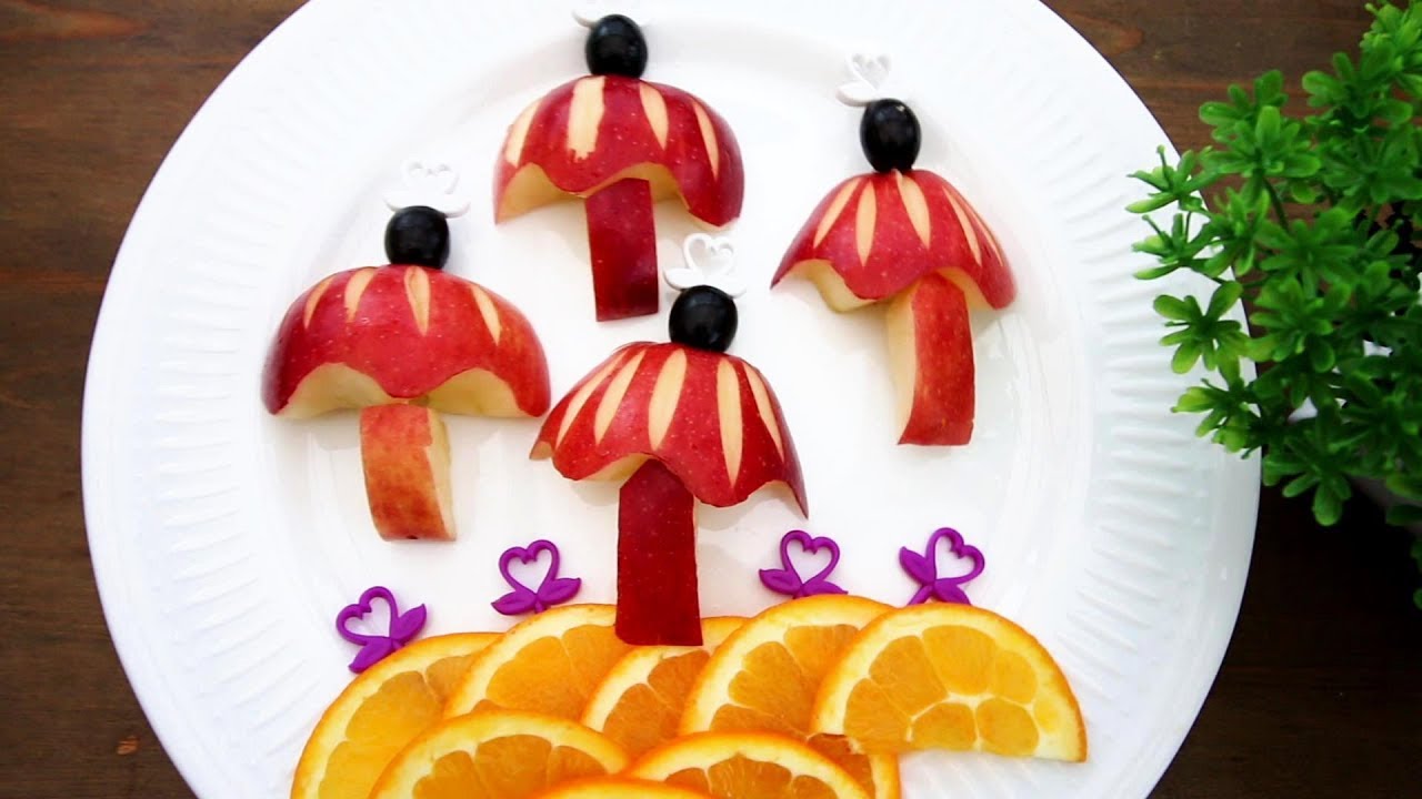 Food Art Decoration Fruit Carving Garnish Apple Art Party