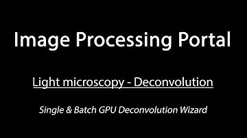 Image Processing Portal: Deconvolution