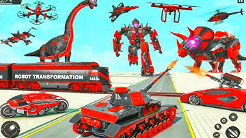 Best Dino Robot Car Game. DInasaur Robot Car Game; ANdroid ios Gameplay.;