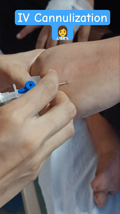 IV cannulization 💉👩‍⚕️| Cannula insertion Video | Cannula Procedure #nursingcriteria  #cannula #iv
