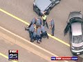 High speed police chase ends in crash on Mass Pike | Boston 25 News