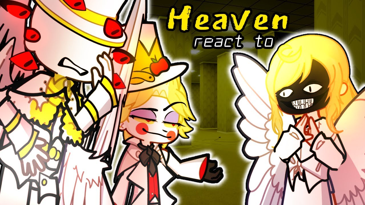 Hazbin Hotel Heaven reacts to Mandela Catalogue (Gabriel mostly)🛎️😈Gacha 2 Hazbin Hotel Prime reacts