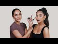 Glass skin and a dark fall lip with shay mitchell  ash k holm