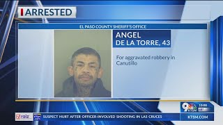 Man arrested for aggravated robbery in Canutillo