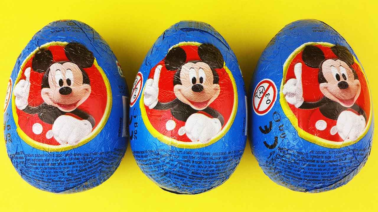 Mickey Mouse Clubhouse Surprise Eggs Opening - Goofy, Minnie Mouse ...