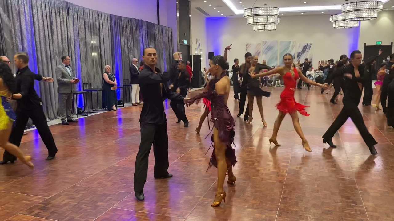 Peter daskalov and Zia James, cha cha, semi final