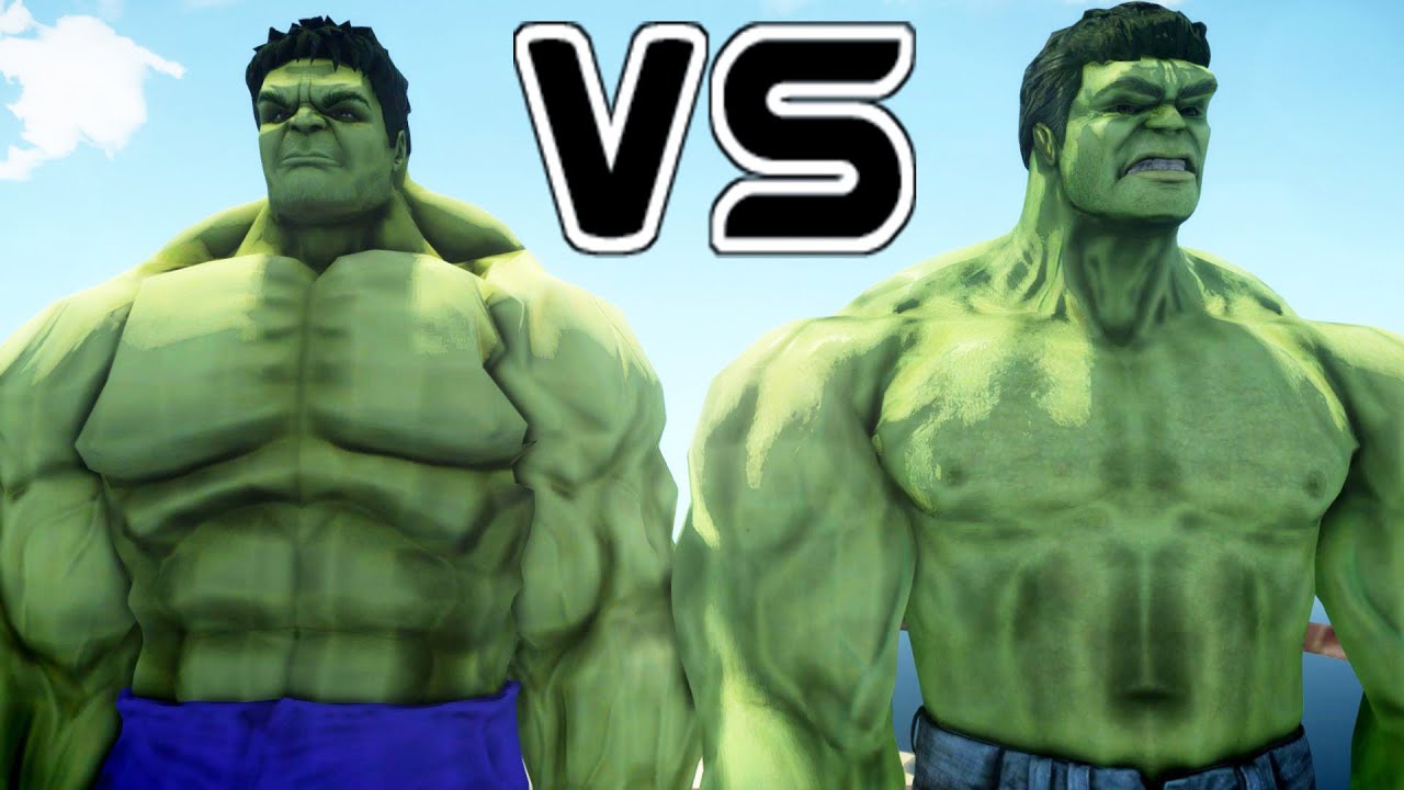 avengers hulk vs incredible hulk