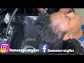 Shampooing hair with Psoriasis using Mane Moisture Cleanse Shampoo | ASMR hair wash