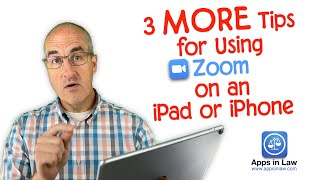 3 MORE Tips for Using Zoom on an iPad or iPhone