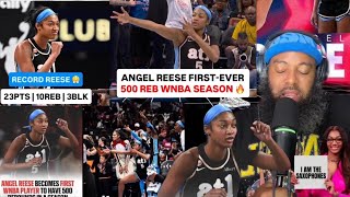Angel Reese vs Chicago Sky 23 PTS, 10 RBS, 2STL, 3BLK 4 AST. 500 Rebs & 31 double doubles #wnba