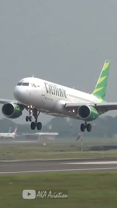 Pesawat Citilink Landing Bandara Soekarno Hatta Jakarta