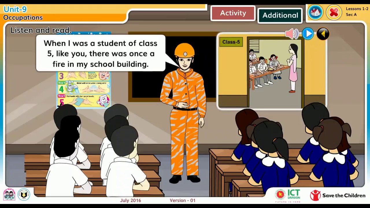 CLASS FIVE ENGLISH UNIT 9 OCCUPATIONS LESSONS 3 4 YouTube Class five english unit 9 occupations lessons 3 4 youtube