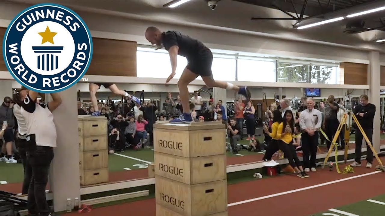 Highest Standing Jump With One Leg Guinness World Records Youtube