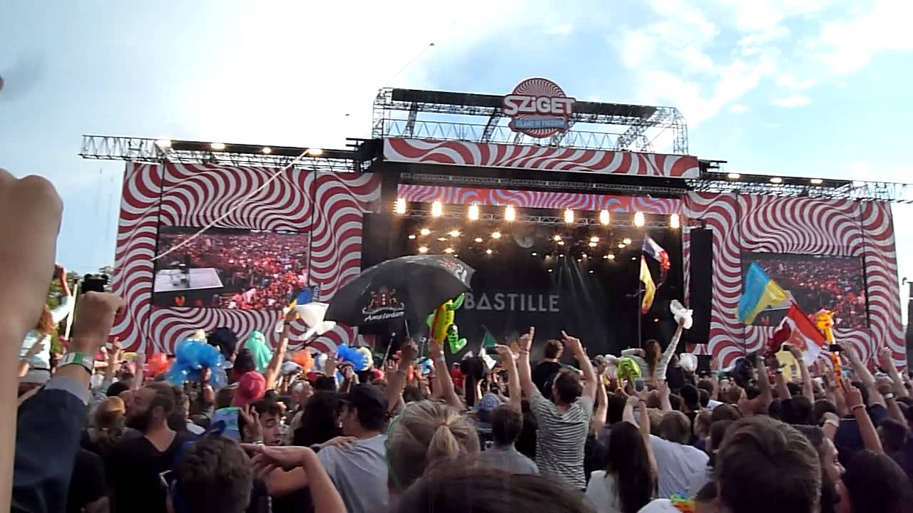 Bastille Pompeii But If You Close Your Eyes Live Sziget Festival 2014 Budapest 14 08 2014 Youtube