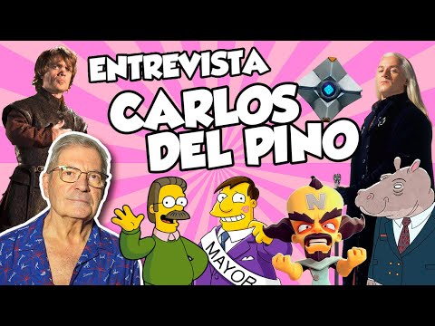 ENTREVISTA A CARLOS DEL PINO🎙️ | Ned Flanders x Lucius Malfoy x Tyrion Lannister