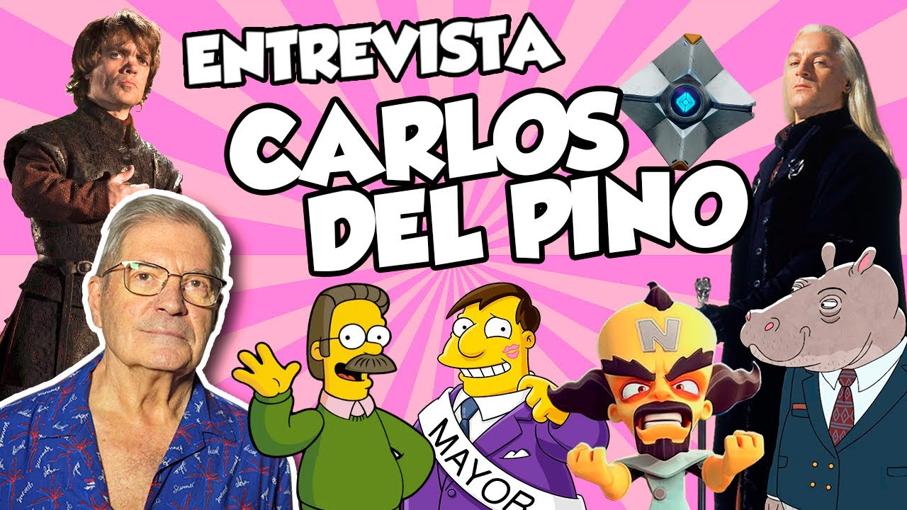 ENTREVISTA A CARLOS DEL PINO🎙️ | Ned Flanders x Lucius Malfoy x Tyrion Lannister