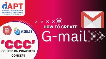 How to Create Gmail || CCC Course In Hindi || CCC Chapter 77 || APT Institute