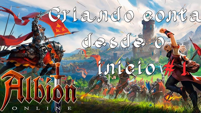 Albion Online é um MMORPG SandBox em que você escreve sua própria história,  Invés de seguir