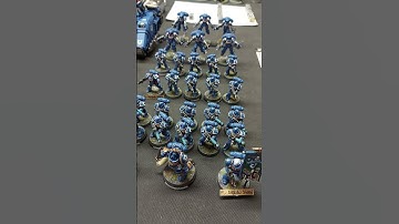 2000pts of Ultramarines with rare Primaris Lieutenant Model!