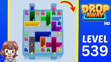 Drop Away Level 539 Solution Walkthrough