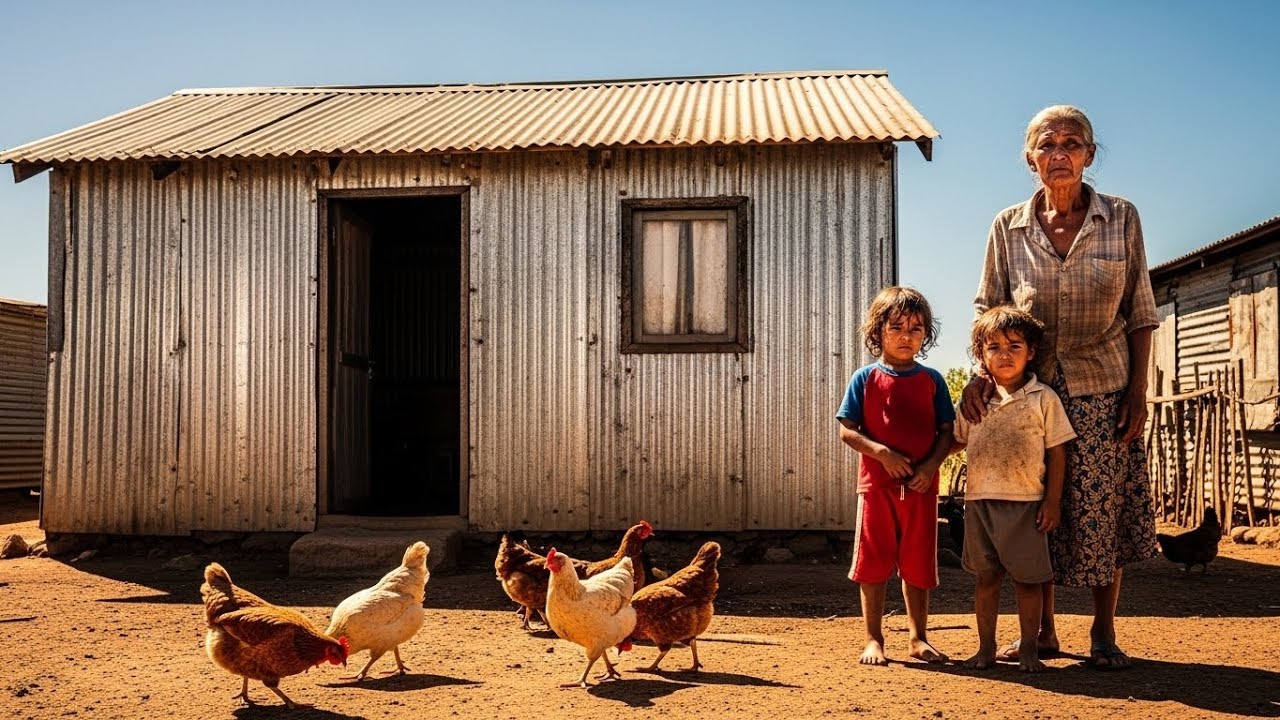 DEJARON A UNA ABUELA CON SUS NIETOS EN UNA CASA DE LATA CASTIGADA POR EL SOL — Y NADIE DIJO NADA