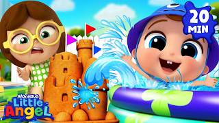 beach day school little angel kids songs nursery rhymes