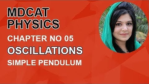 MDCAT Physics Lecture Series, Ch 5, Simple Pendulum, Physics MDCAT Entry Test