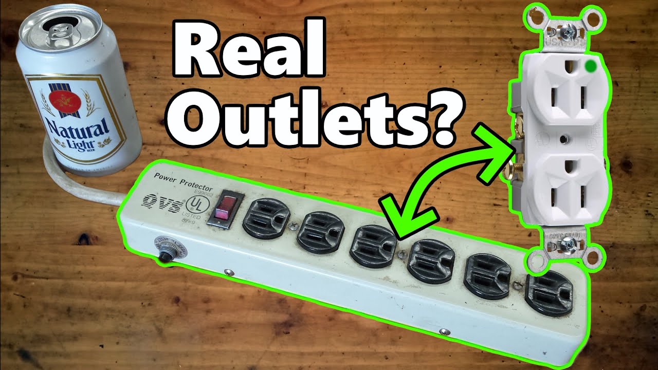 I like "upgrading" old power strips for some reason...