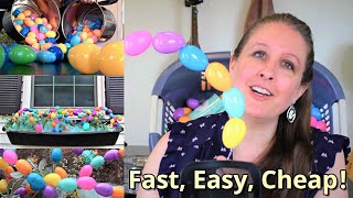 DIY Easter/Spring Window Box Decor