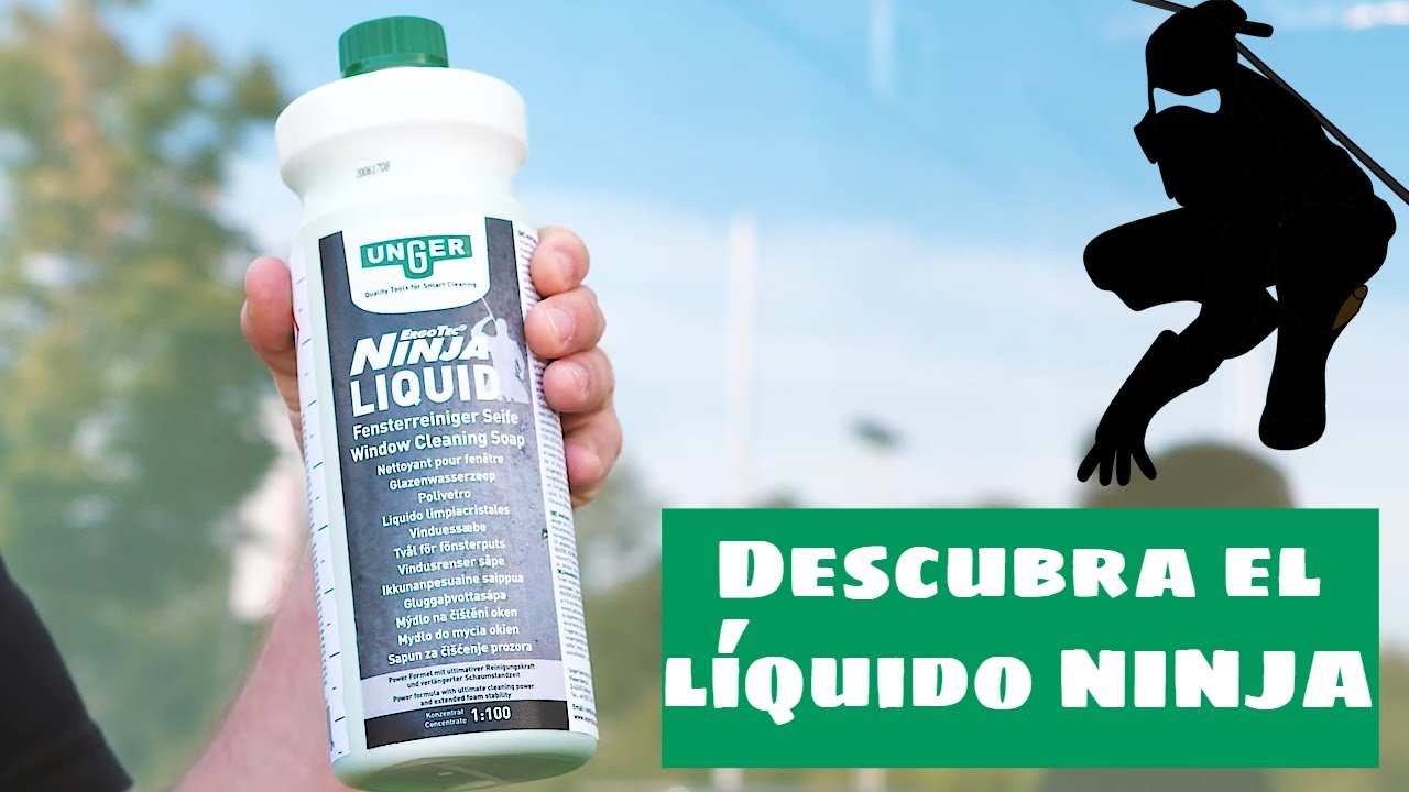 El líquido ErgoTec NINJA o POWER: El mejor jabón para la limpieza de cristales