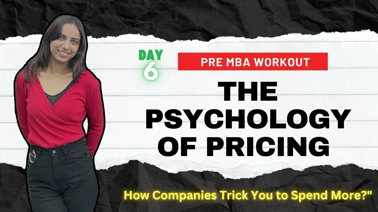 Pre MBA Workout | DAY 6 | The Psychology of Pricing💰