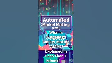 What is Automated Market Making (AMM)? Explained in Less Than 1 Minute! #defi #blockchain #ethereum
