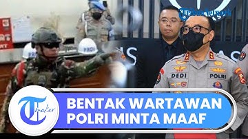 Seorang Anggota Brimob Bentak Wartawan saat Liputan Sidang Kode Etik Ferdy Sambo, Polri Minta Maaf